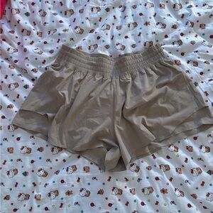 lululemon athletica Beige Shake it Out Shorts